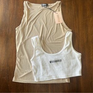 Missguided Sleeveless Top comes with free bralette